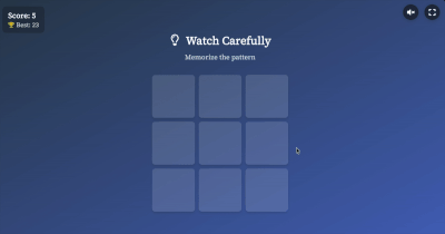 Sequence Memory gameplay preview